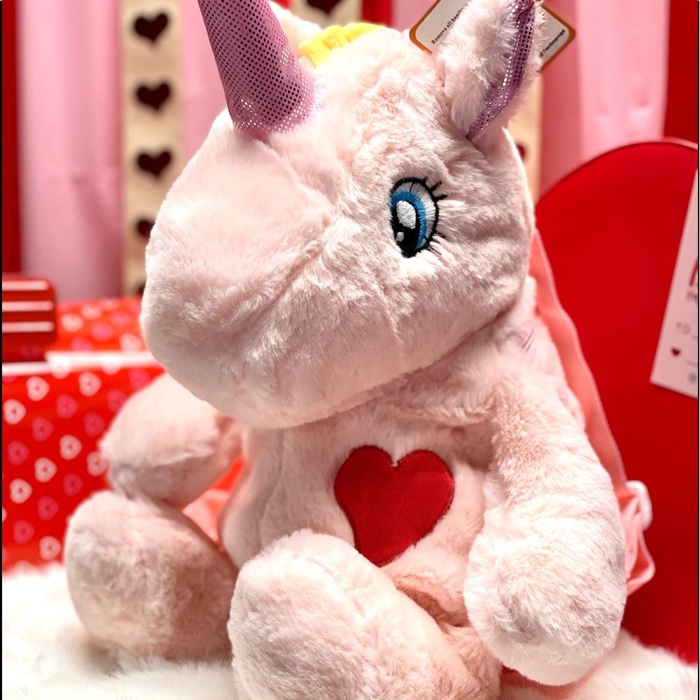 Unicorn Plush Backpack
